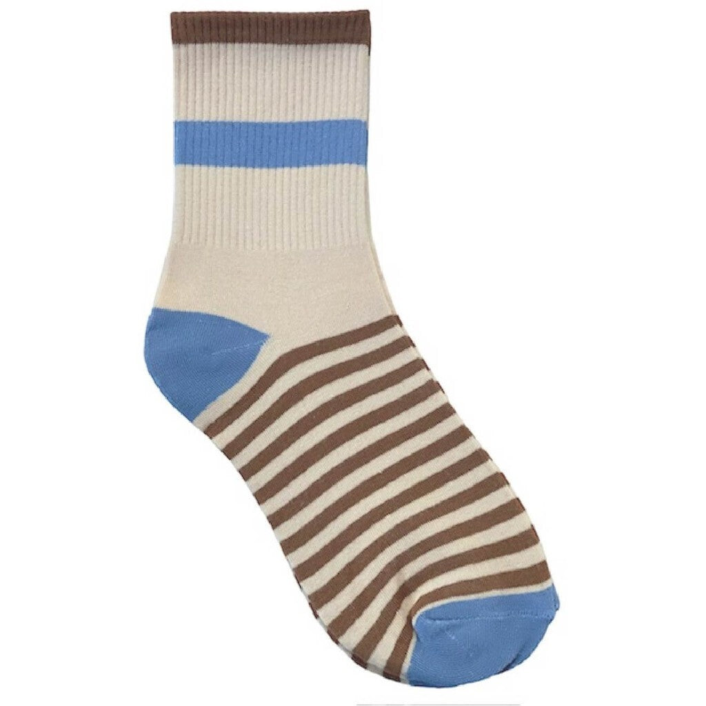 A MOÌ Naya big stripe sock Ancle sock Big stripe